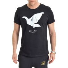Origami Dove Tee Black