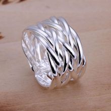 Ring i 925 Sterling Silverplätering  -Öppen