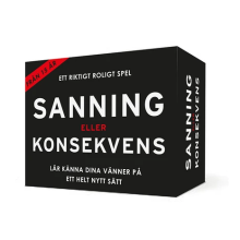 Sanning eller Konsekvens -Spel i liten bekväm ask