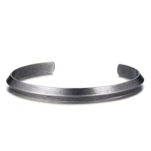 Armband i rostfritt stål och antik Silverplätering