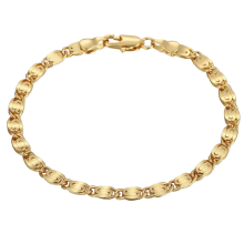 Armband i 18K  Guldplätering 4mm