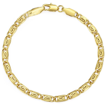Armband i 18K  Guldplätering 5mm