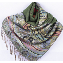 Pashmina Scarf   -Grön