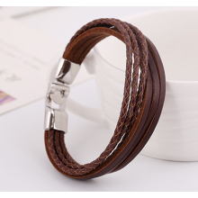 Läderarmband -Brun