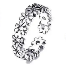 Tåring modell B -Antik 925 Sterlig Silverplätering
