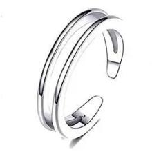 Tåring modell J -Antik 925 Sterlig Silverplätering