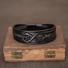 Läderarmband 