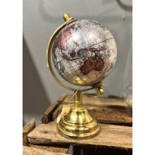 Jordglob 8 cm Brun