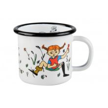 Emaljmugg pippi och herr nilsson 1,5 dl
