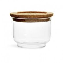 Nature glasburk med lock