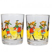 Pippi långstrump 2-pack glas