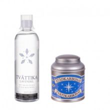 Tvättika lavendel och städ&tvättkarbonat lavendel