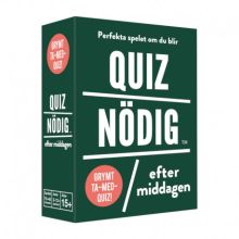 Quiznödig efter middagen