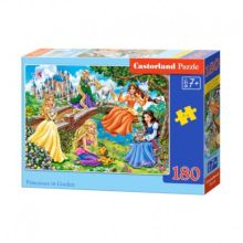 Pussel princesses in garden, 180 bitar