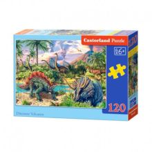 Pussel dinosaur volcanos,  120 bitar