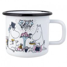 Emaljmugg mumin date kväll 3.7 dl