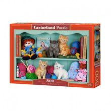 Pussel kitten shelves 500 bitar