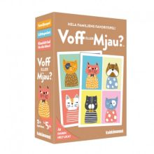 Familjespel voff eller mjau från kylskåpspoesi