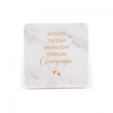 Kylskåpsmagnet monday-champagne