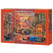 Pussel romantic evening in venice 1500 bitar.