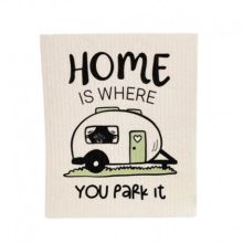 Disktrasa home is where you park it husvagn