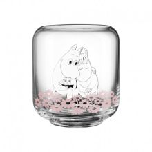 Mumin ljuslykta eller vas together 10 cm
