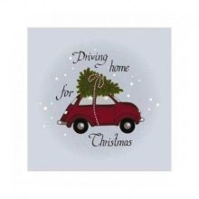 Julservetter 20-pack.  driving home for christmas 33x33 cm