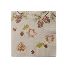 Julservetter 20-pack.tallkottar 33x33 cm