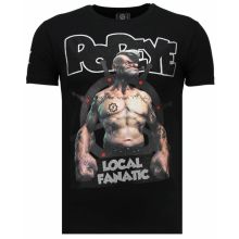 The Sailor Man Popeye Rhinestone - Man T-Shirt Svart