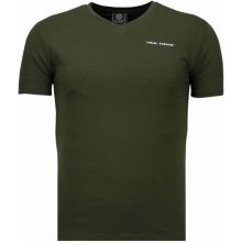 Exclusieve V Neck - T-Shirt Man Grön