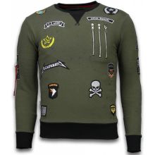 Embriordry Sweater Patches - Män Tröjor Grön