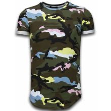 Camouflage Long FiT-Shirt Army - T-Shirt Herr Ros