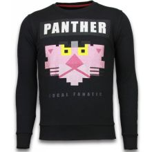 Pink Panther Rhinestone Sweater - Tröja Herr Svart