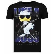 Like A Boss Duck - Herr T-Shirt Svart