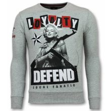 Loyalty Marilyn Monroe Sweater - Man Tröja Grå