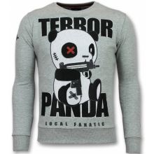 Terror Panda Sweater - Tröjor Män Grå