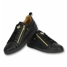 Cash Money - A Skor För Killar - Sneaker Bee Black Gold Svart