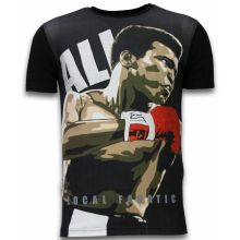 Muhammad Ali Rhinestone - Man T-Shirt Svart