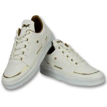 Cash Money - Höga Sneakers - Sneakers För Män Luxury White Vit