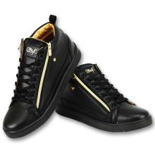 Cash Money - Herr Sneaker - Bee Black Gold V- CMS - Svart