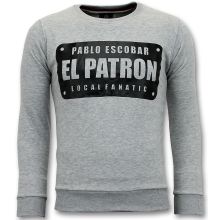 Tröja Män - Pablo Escobar El Patron - Grå