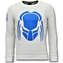 Tröja Män - Predator Neon Print - Vit