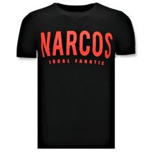 T-Shirt Män - Narcos Pablo Escobar - Svart