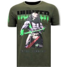 Tuff Män T-Shirt - Predator Hunter Grön