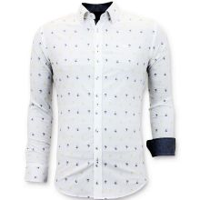 Herrskjortor - Slim FiT-Shirt Vit