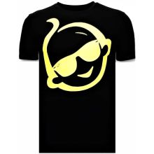 T-Shirt Män Med Tryck - Zwitsal Med Solskydds - Svart