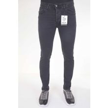 Svarta Jeans Herr Slim Fit Svart