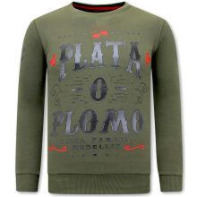 Tröjor Herr PLATA O PLOMO - Grön