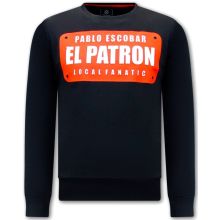 Tröjor Herr Pablo Escobar EL Patron - Svart