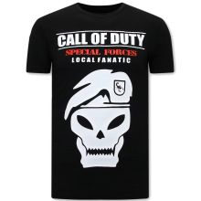 T-Shirt Med Tryck Call Of Duty - Svart